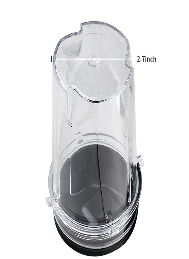 Anbige Replacement Parts 2pcs 12oz Cups with Lids, Compatible with Ninja BL770 BL660 BL810 QB3000 All Pro 4 Tabs Blenders - Image 4